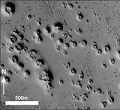 Surface features on Mars