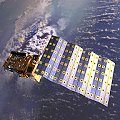 Deployment of the solar array