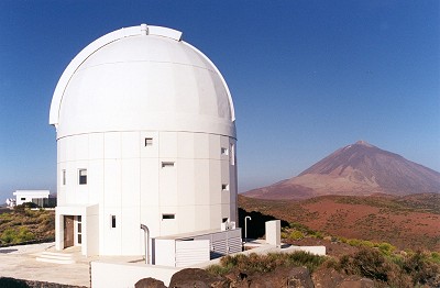 La station sol optique de l'ESA à Ténériffe