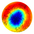 Arctic temperature field