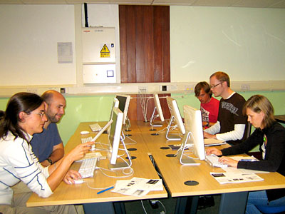 Students in training