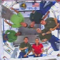 Crews during first press event inside Harmony