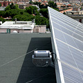 Solar cells with local irradiance sensor