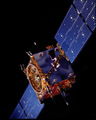 Testing solar electric propulsion and studying the Moon