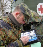 Participant using the DELTASS technology