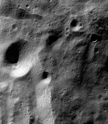 The lunar surface, as seen by Chandrayaan-1