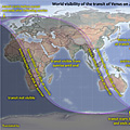 Transit visibility map