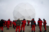 Satellittantennen på Trollbasen