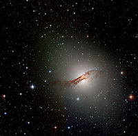 Centaurus A: A luz visível