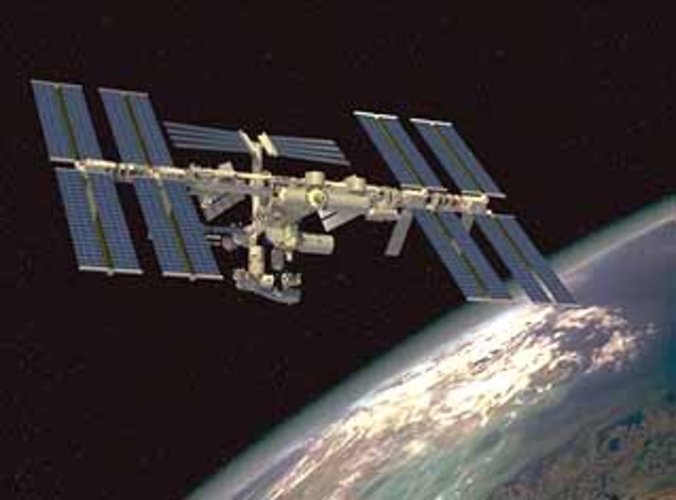 Artist's impression of the completed ISS