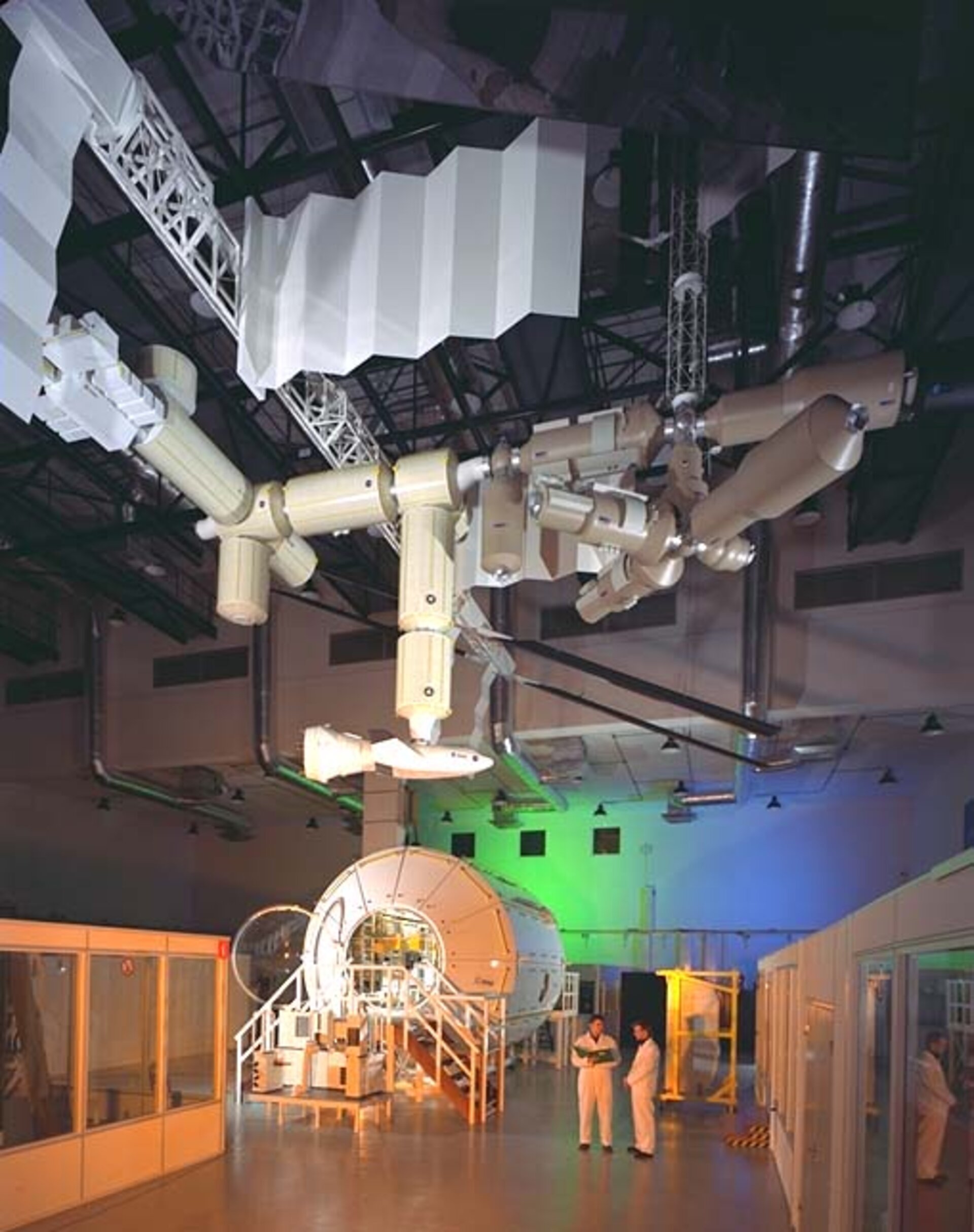 Columbus Orbital Facility simulator at ESTEC