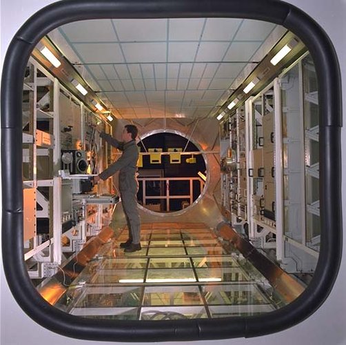 Columbus Orbital Facility simulator at ESTEC