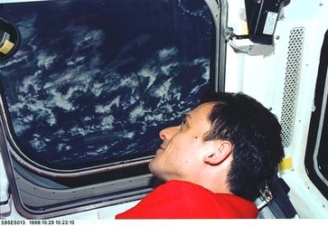 Duque during STS-95 mission