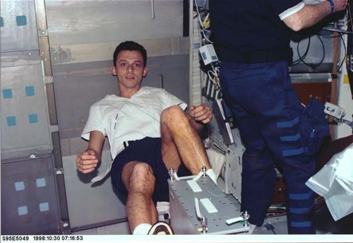 Duque during STS-95 mission