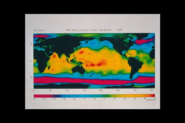 ERS Radar Altimeter sea level map