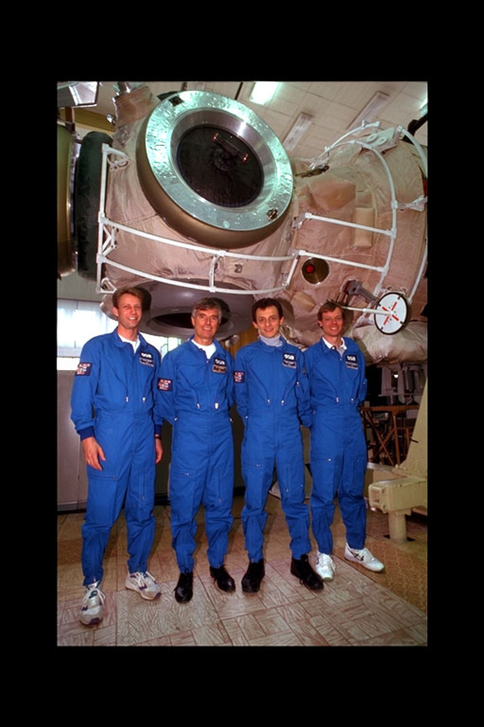 ESA's four EuroMir astronauts