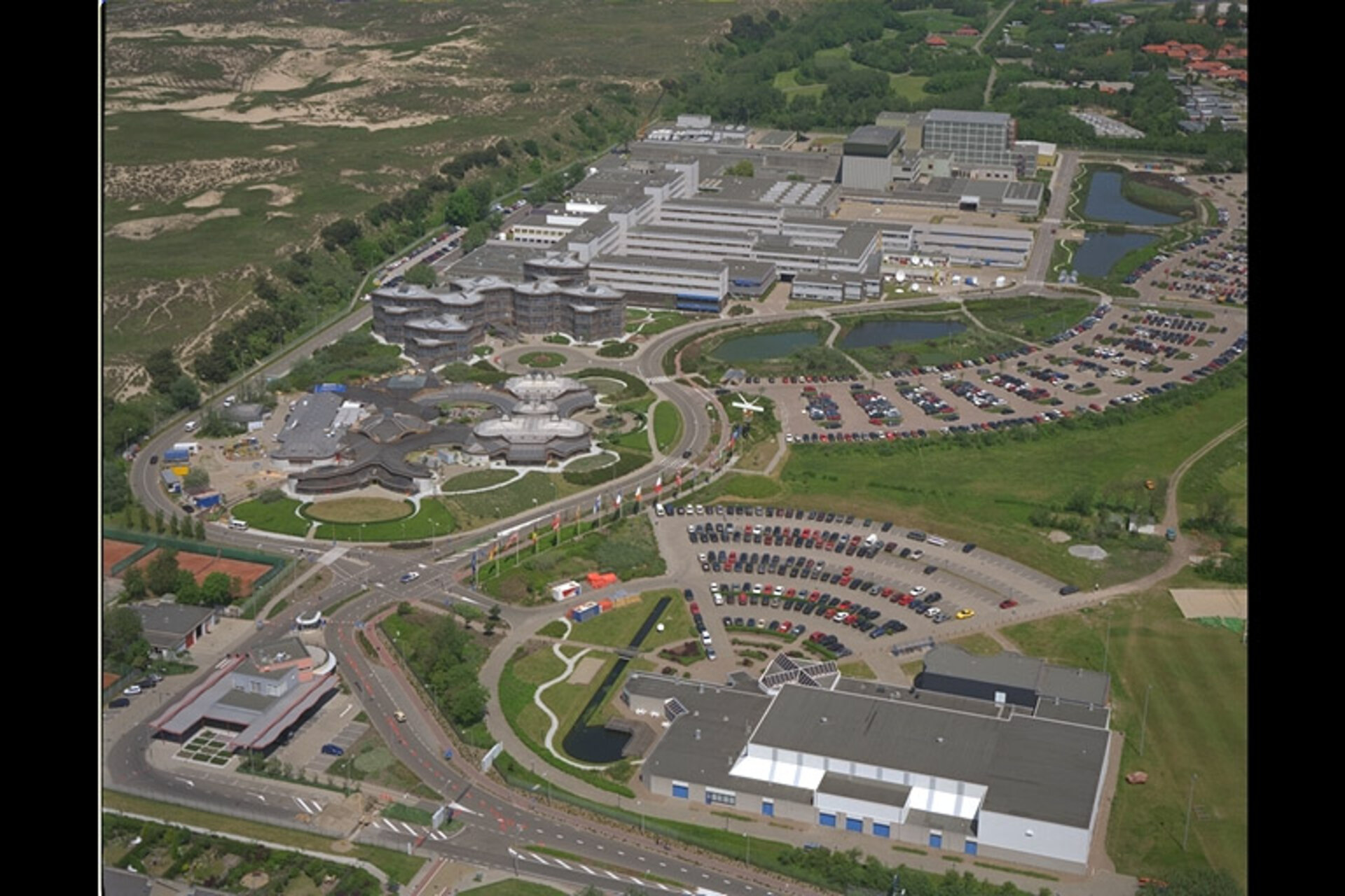 ESTEC aerial view in 1998