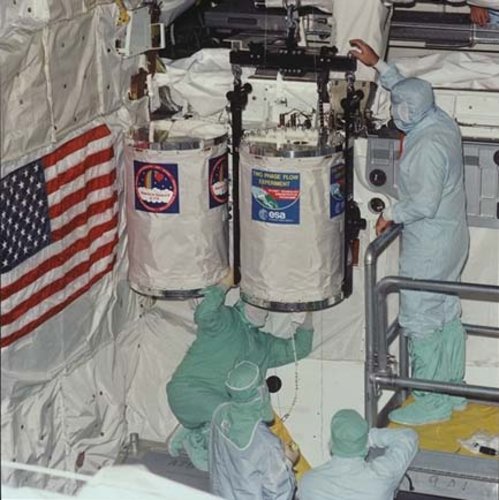 Integration of TPX-II experiment in STS-95