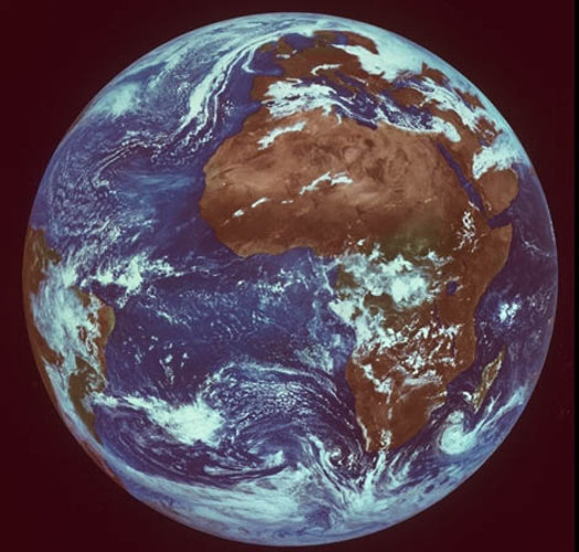 Meteosat-2 Earth image