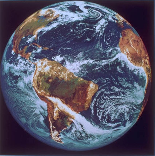 Meteosat-3 Earth image