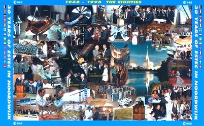 Photo montage commemorating 30 years of ESTEC