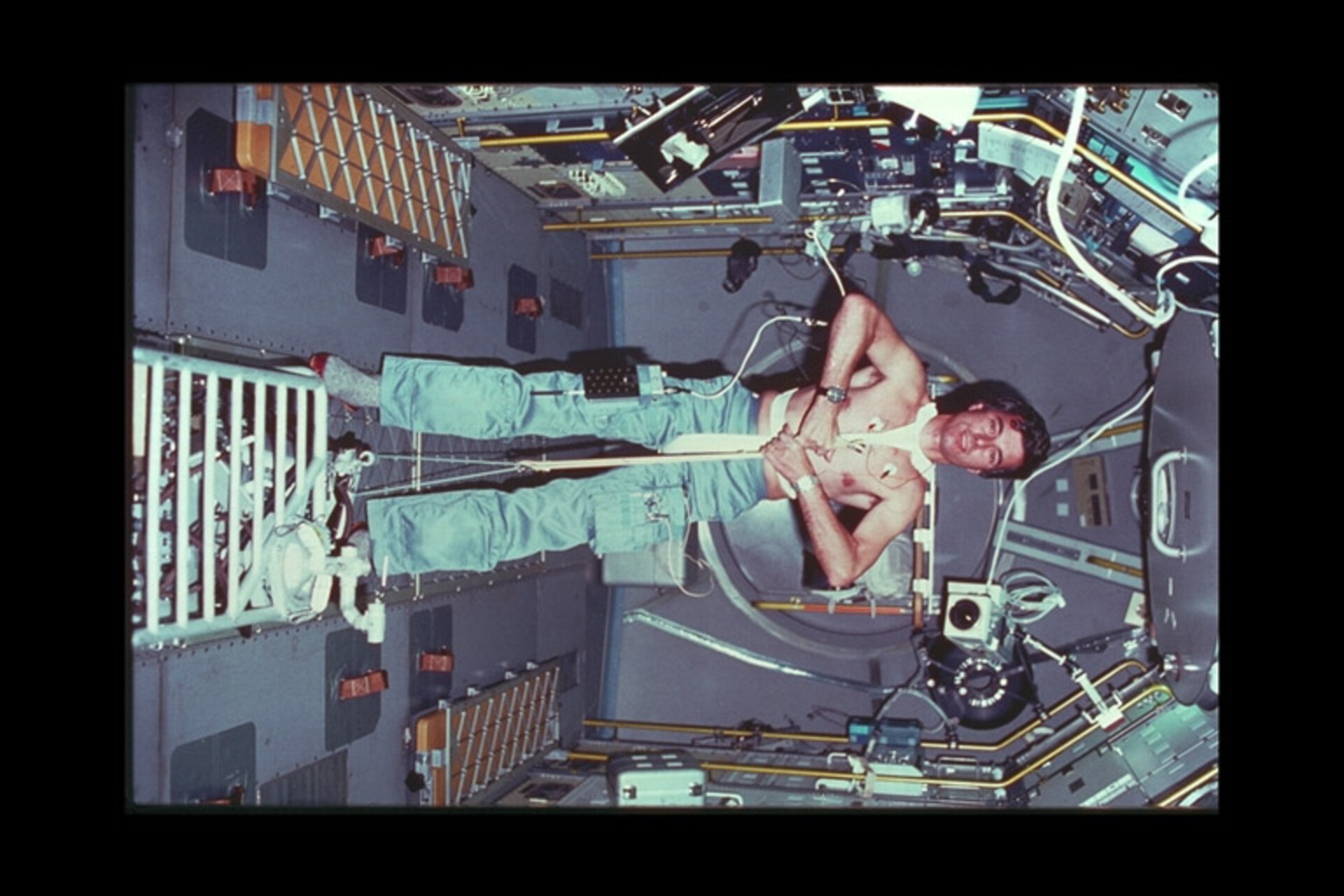 Ulf Merbold aboard Spacelab-1