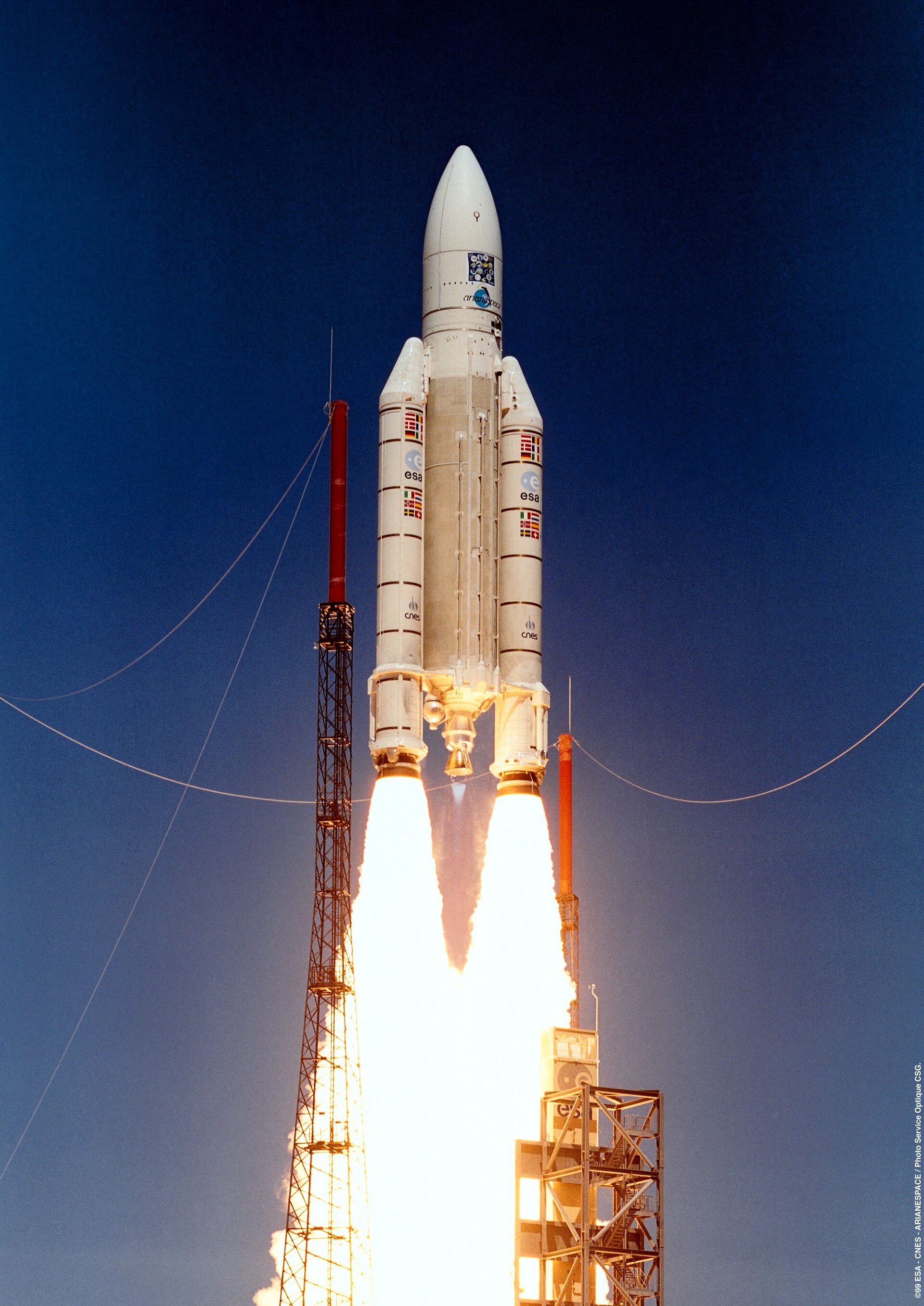 Ariane 504 's launch