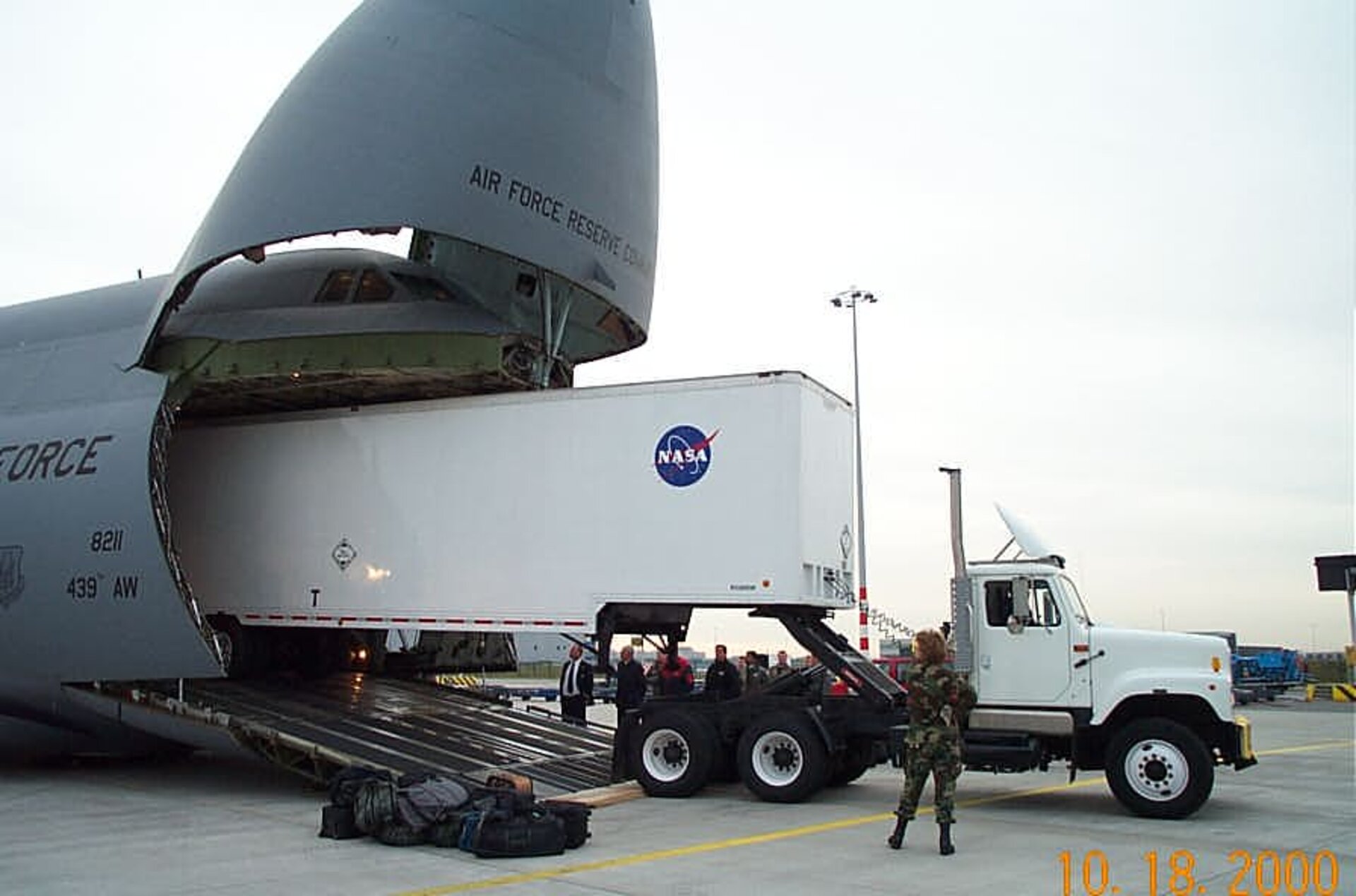 Hubble Space Telescope's new solar array arrives in Amsterdam