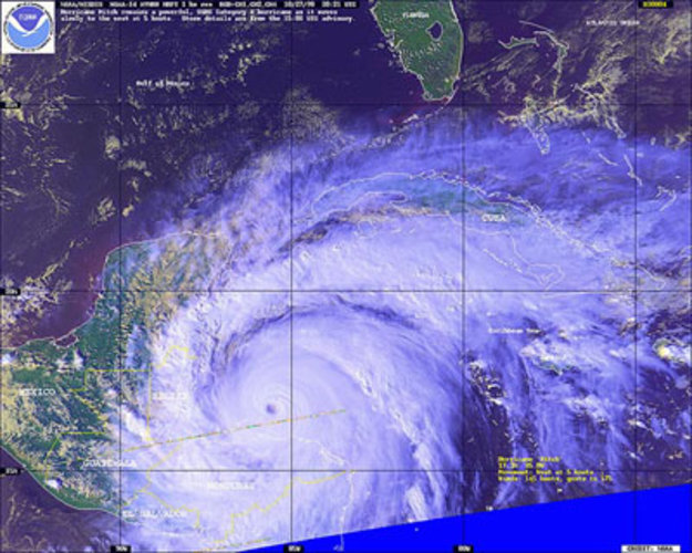 Hurricane watch (credit NOAA)