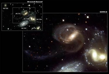 Stephan's Quintet - A mammoth cosmic collision