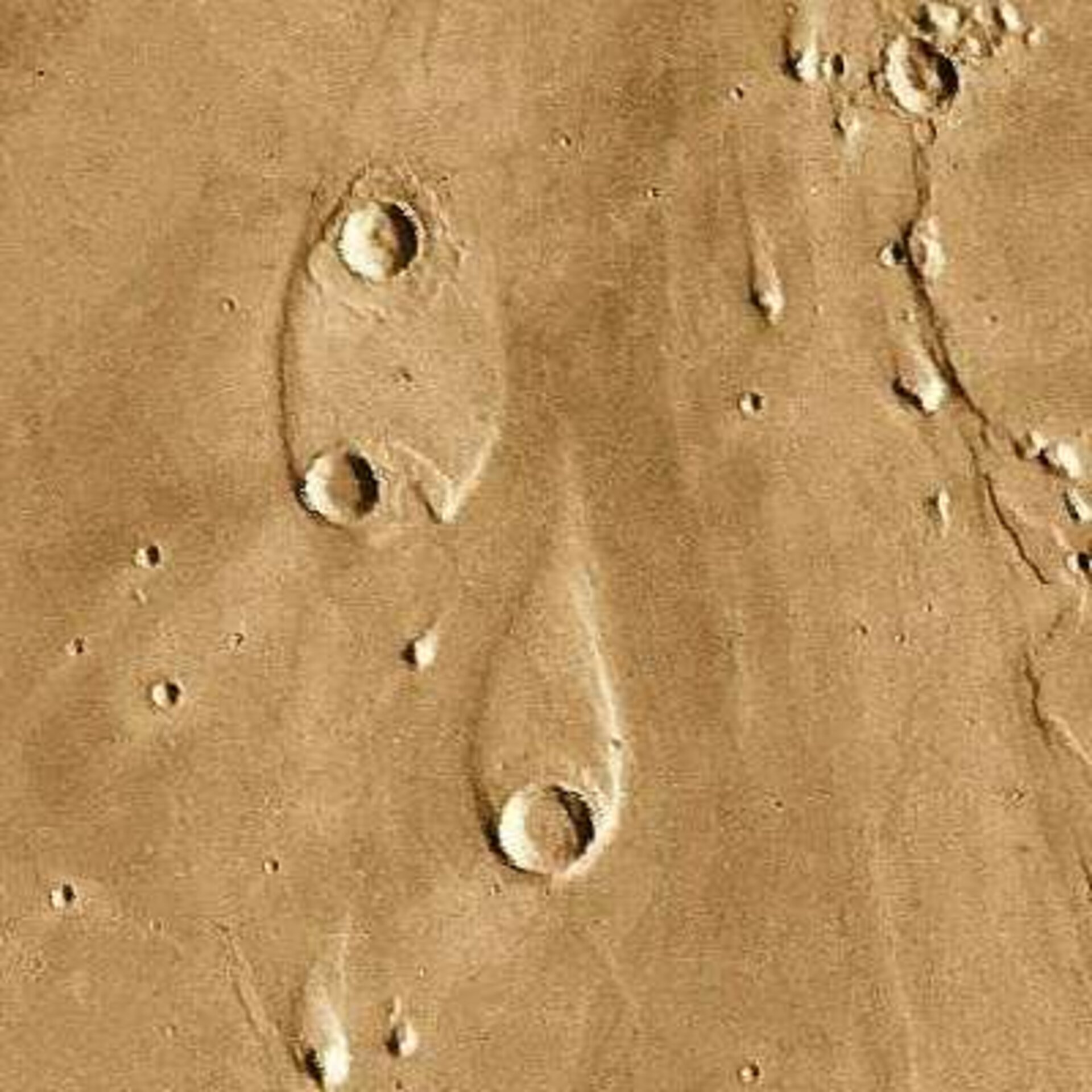Water on Mars? - islands in the Chryse Basin