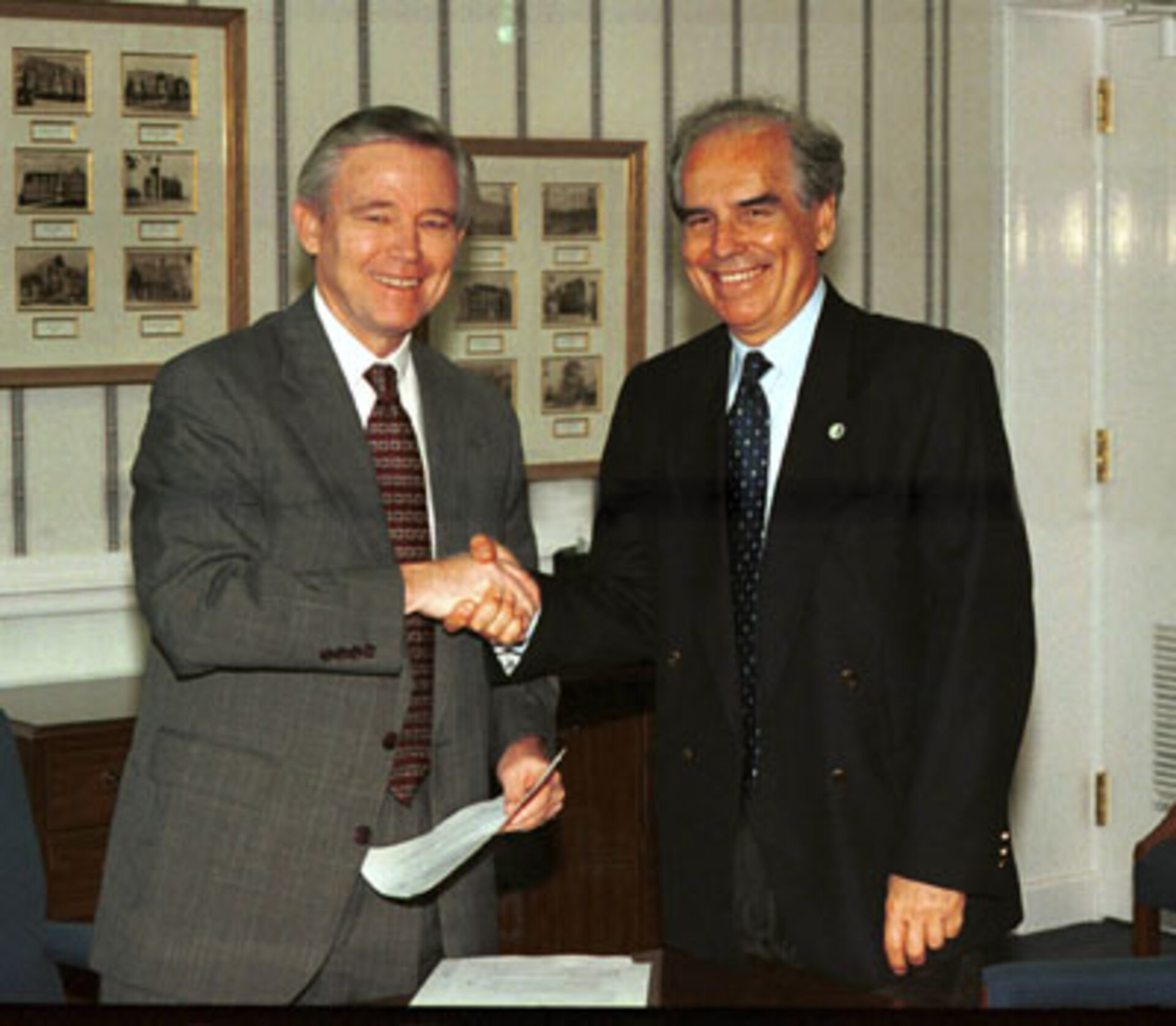 Prof. David Colburn y Prof. Francisco Sánchez