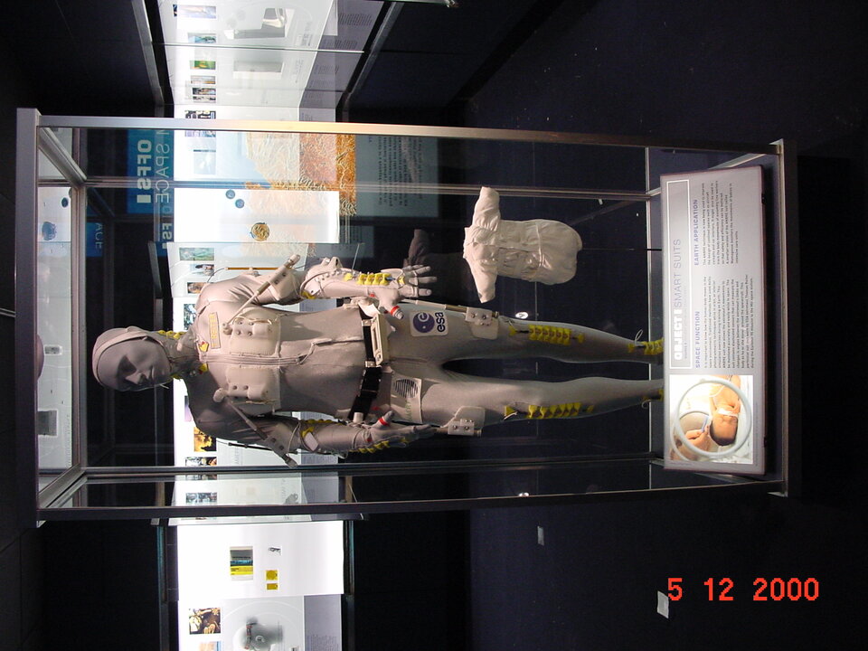 Tuta per astronauti esposta in un museo della scienza