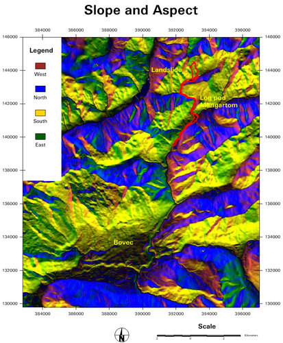 Landslide in Slovenia