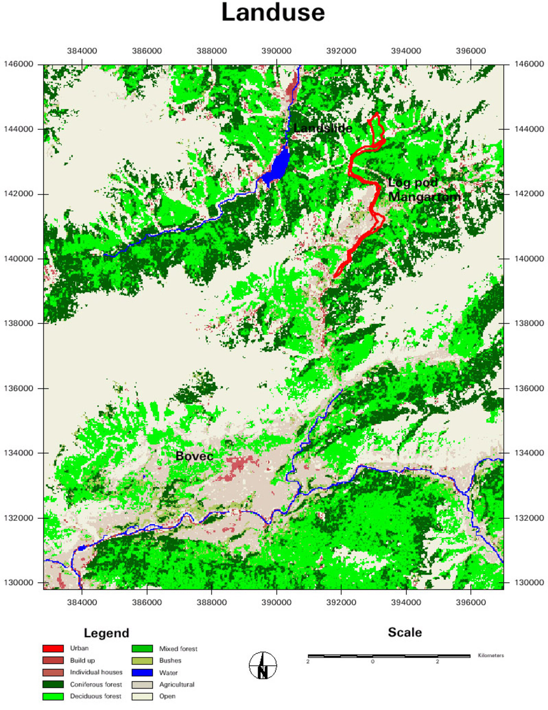 Landslide in Slovenia