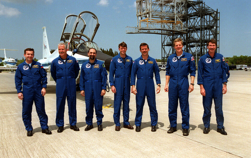 STS-100 crew