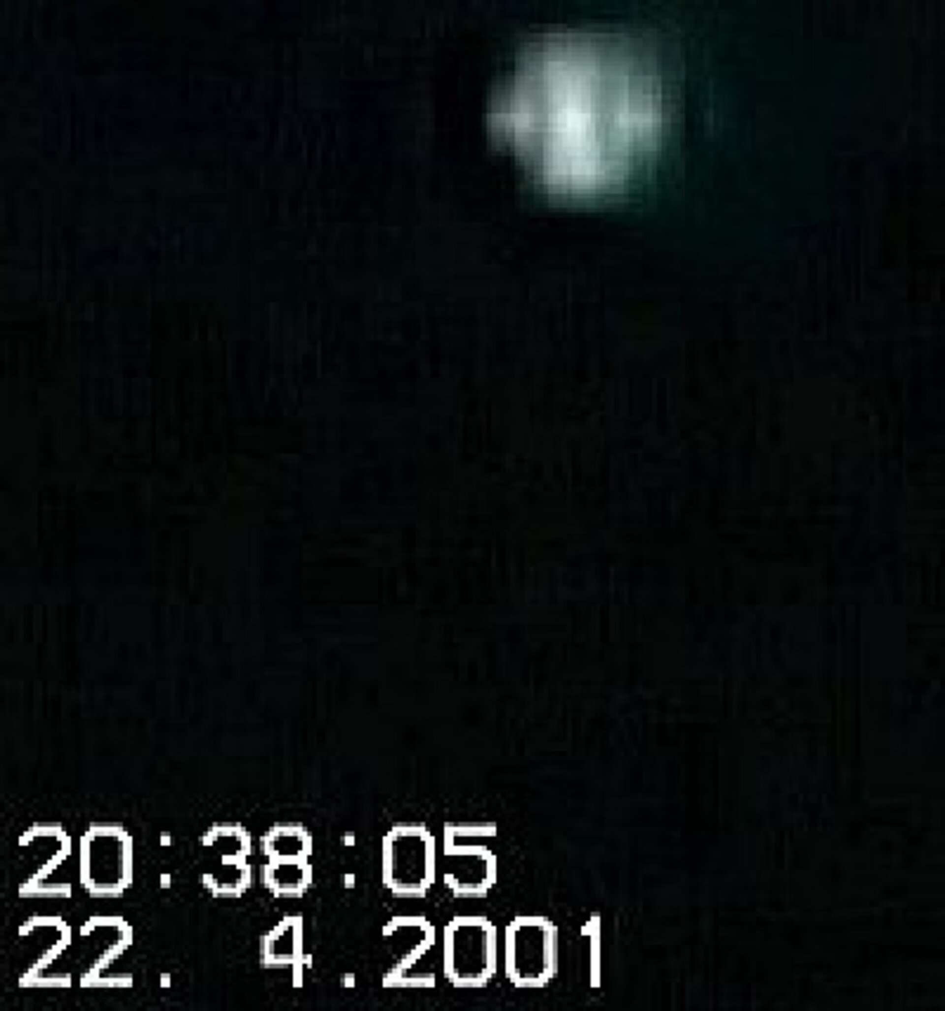 Video camera images of ISS