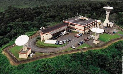 Galliot ground station used to track the Ariane launchers