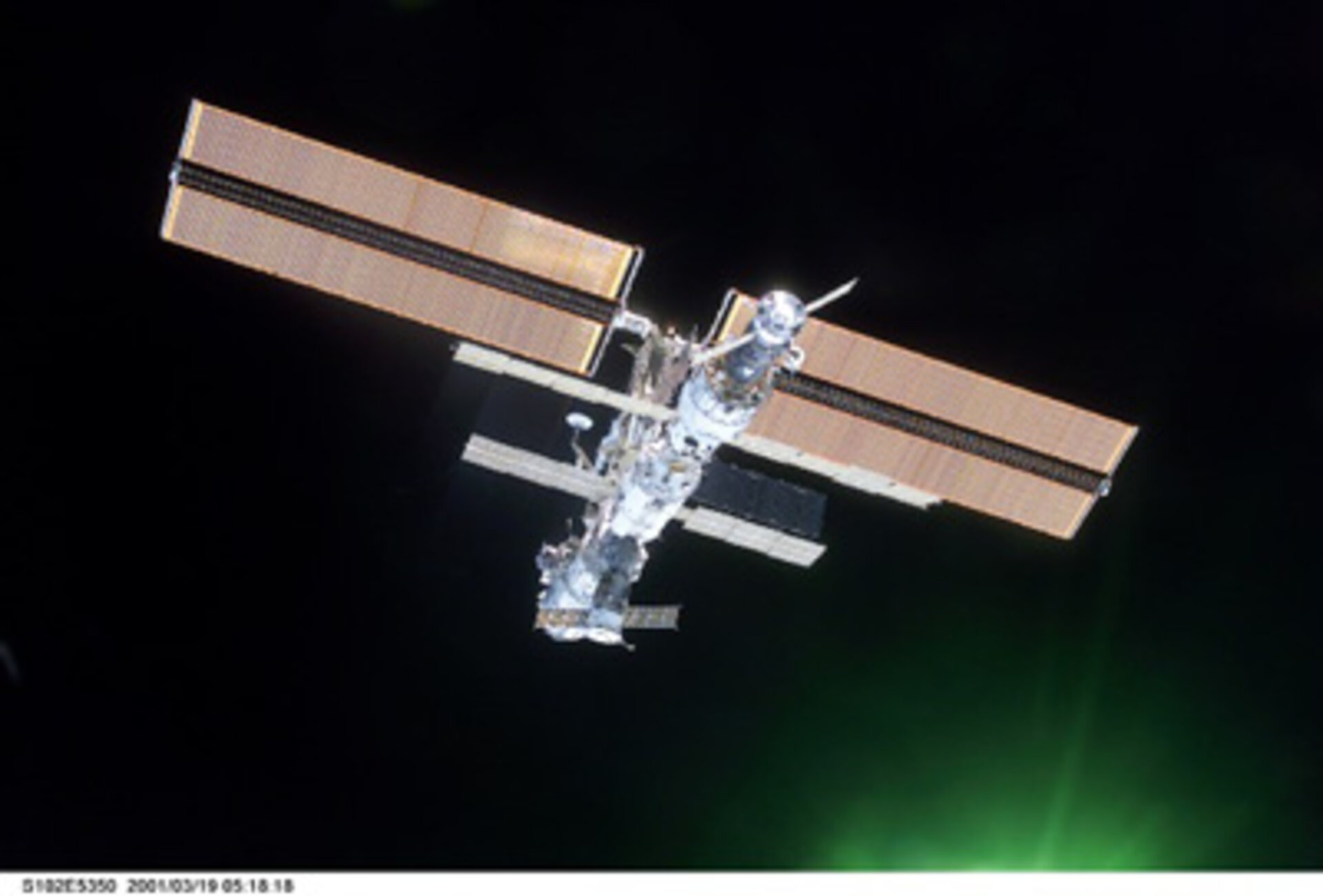 Die ISS im März 2001