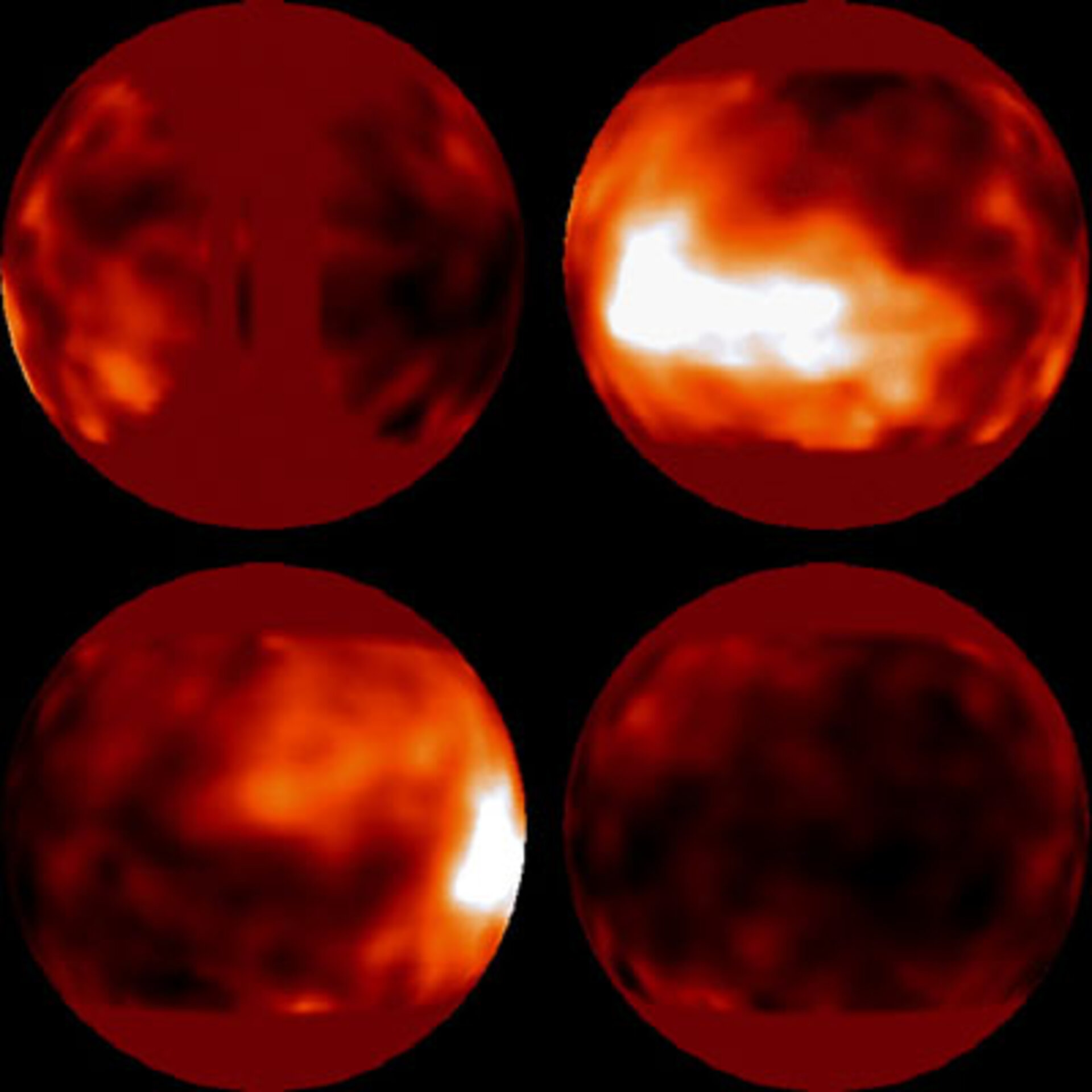HST images of Titan's surface