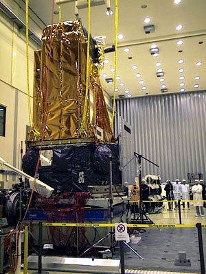 Integral during one of many vibration tests at ESTEC