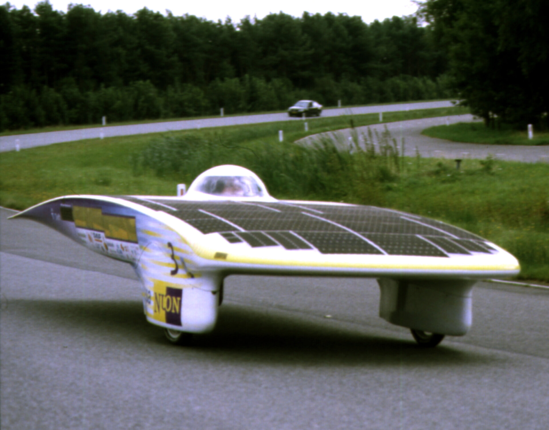 Testing Nuna on the DAF test circuit at St. Oedenrode