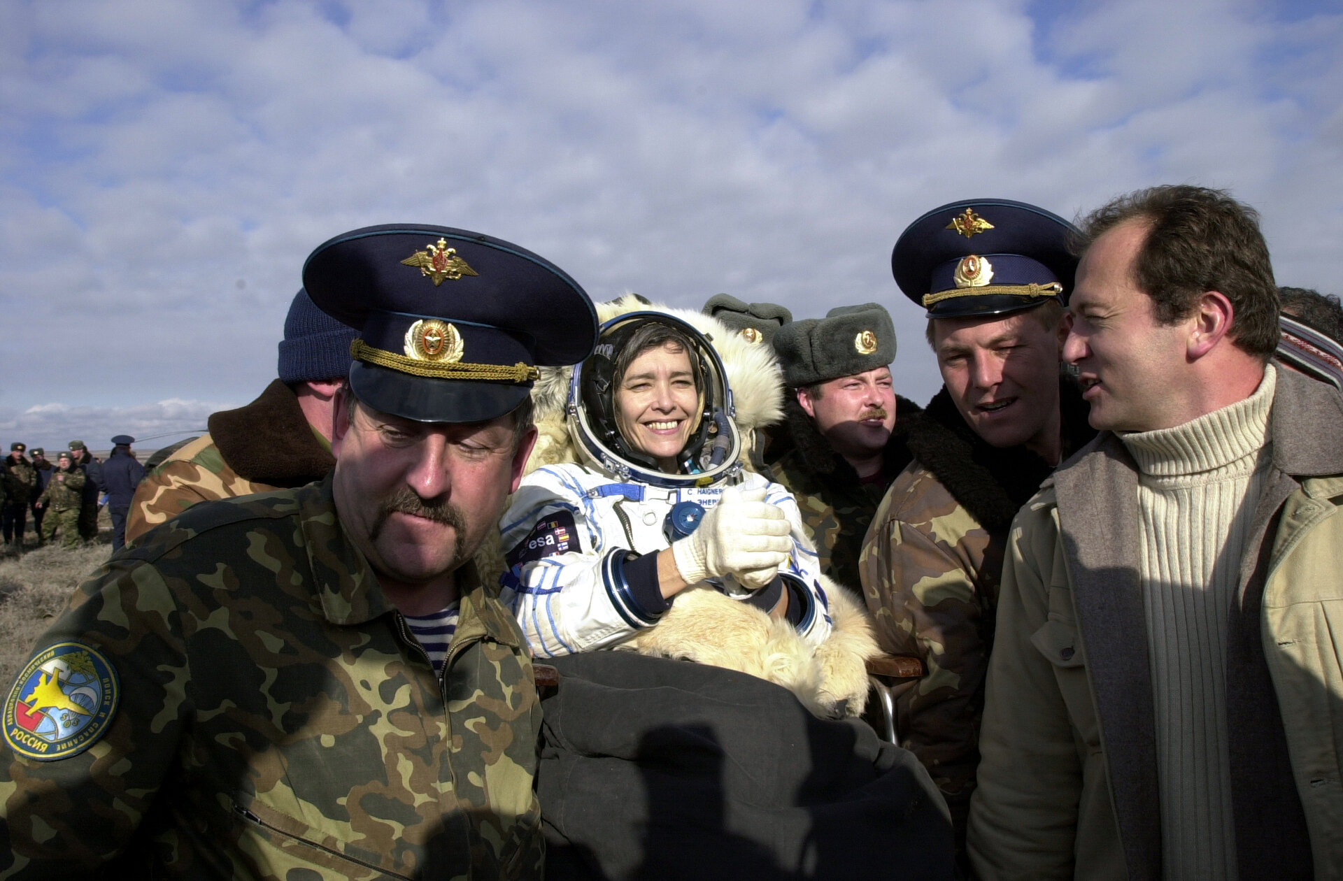 Andromède mission crew members safely back on Earth