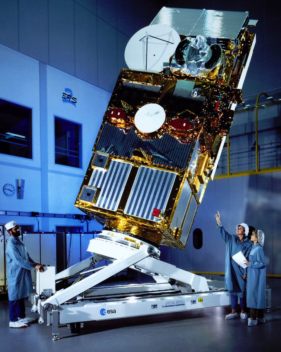 ERS-1 en -2 werden gelanceerd in 1991 en 1995