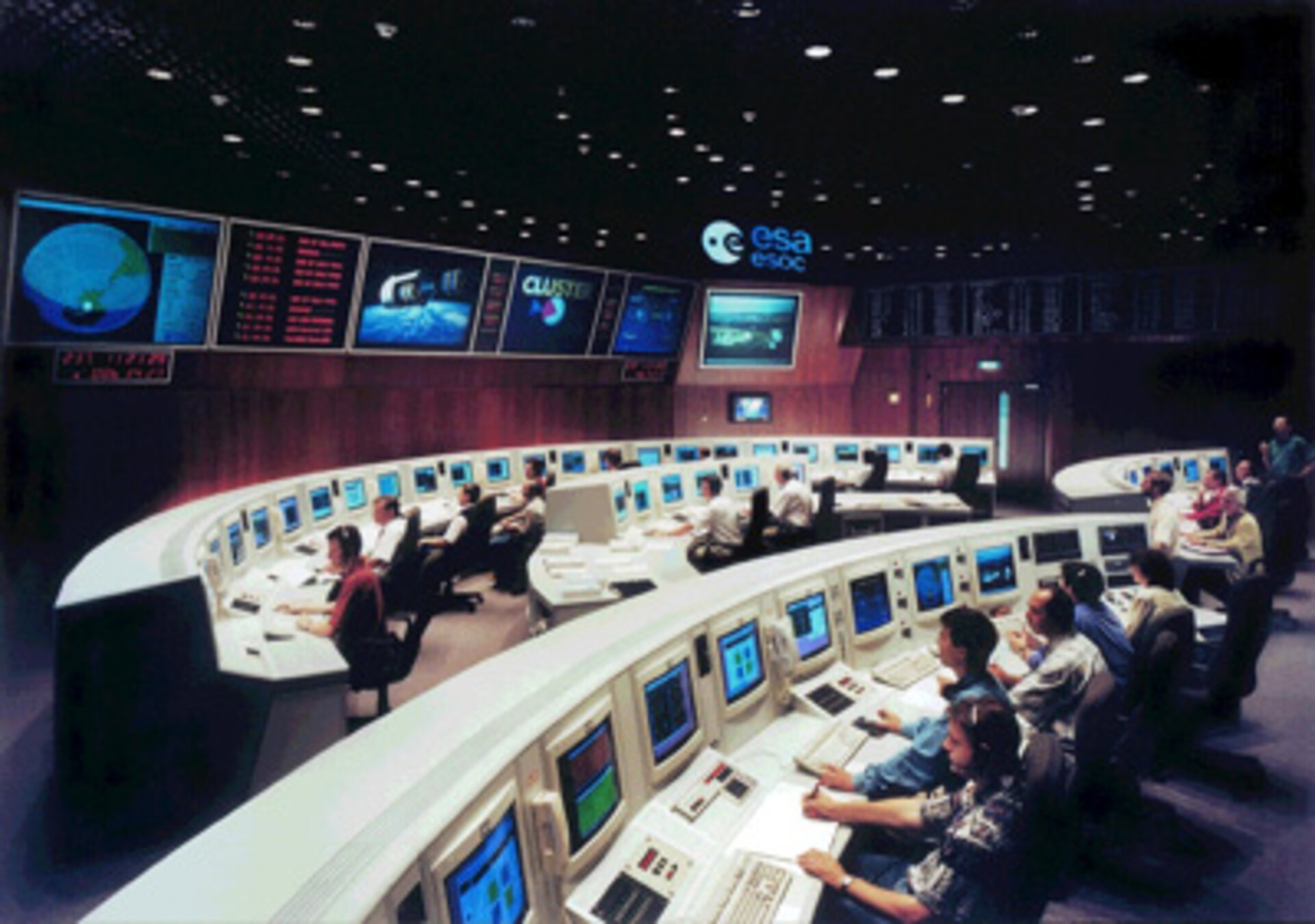 Il centro di controllo dell’ESA