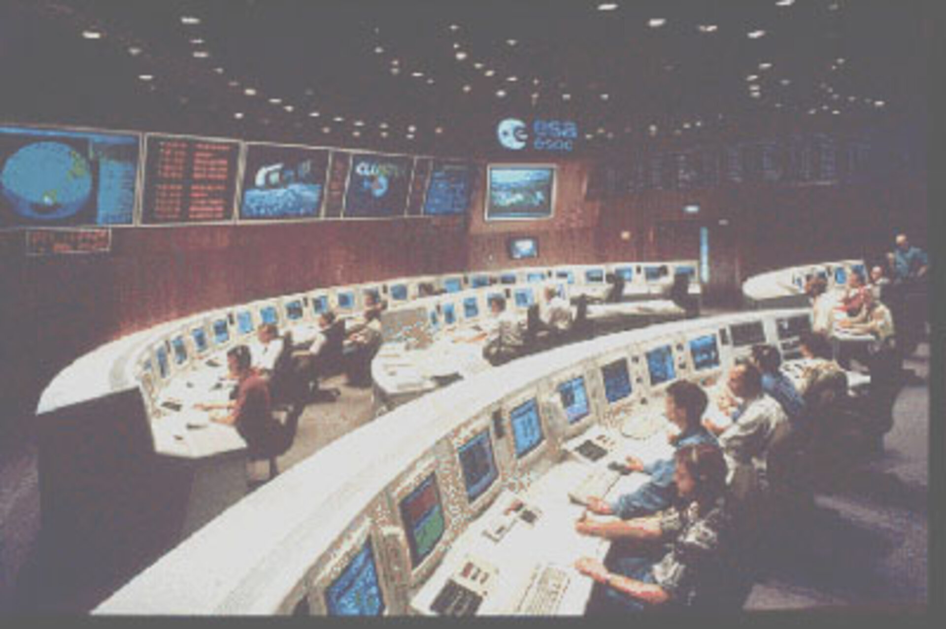 Mission control room, ESOC