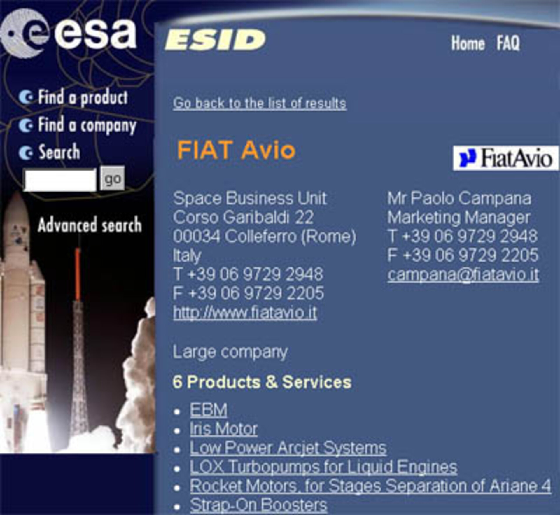 ESID has advanced search facilities