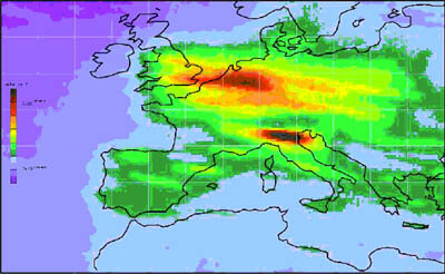 Les effets d'activité industrielle dans notre atmosphère