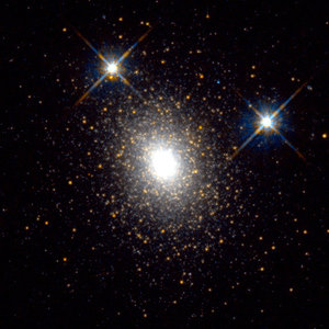 Globular cluster in the Andromeda galaxy