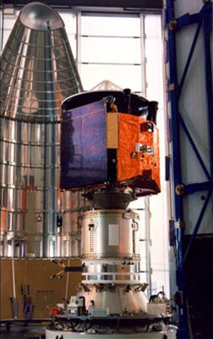 Marecs-A awaits encapsulation for its launch in 1981